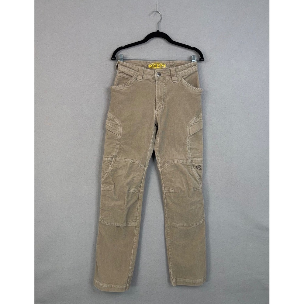 KEEN Corduroy Pants Mens 28x34 Tan Cargo Utility Reinforced Knee Gorpcore